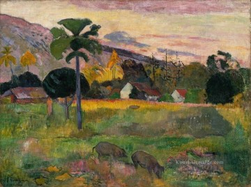 Haere Mai Paul Gauguin Landschaft Ölgemälde